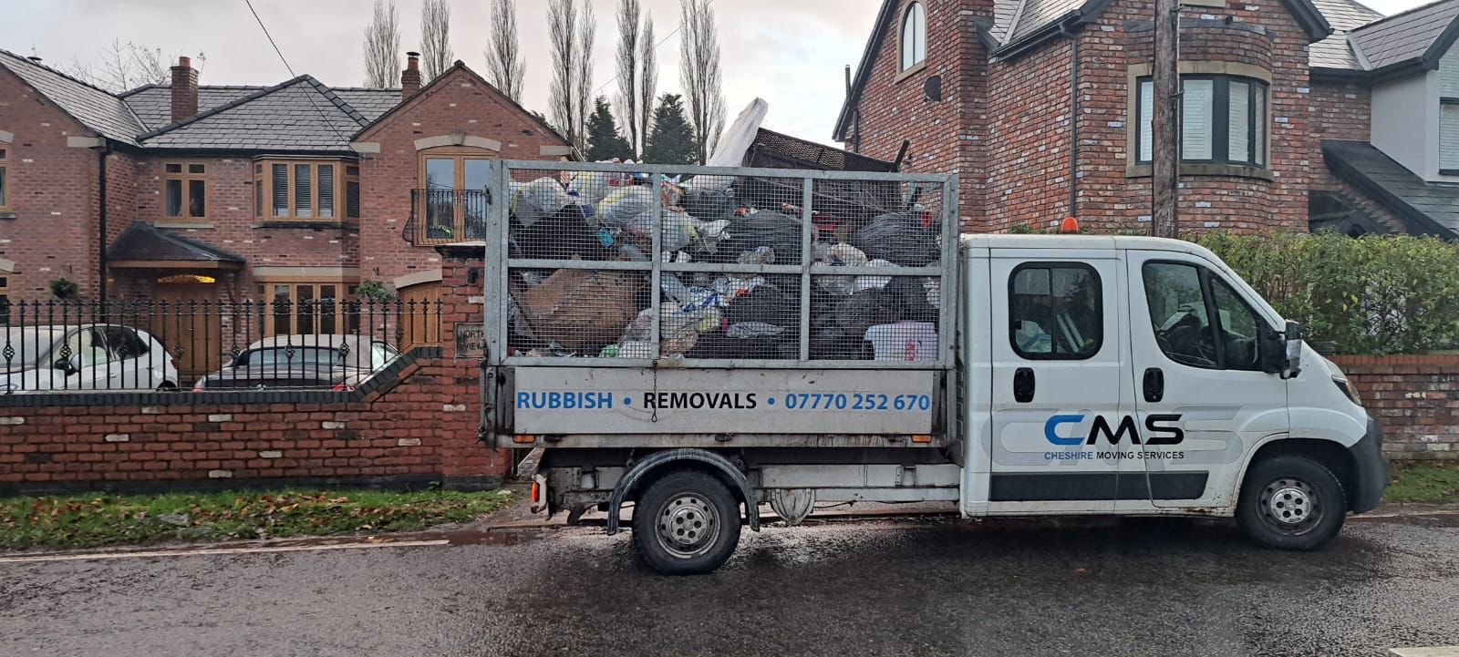 Waste Removal Van Cheshire